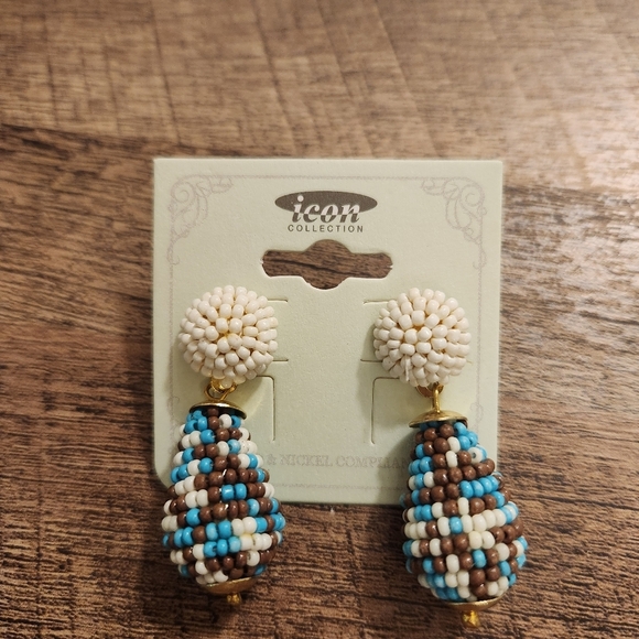 Icon Collection Beaded Earrings - Picture 1 of 3